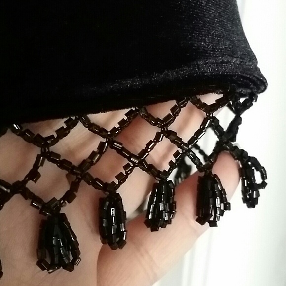 Sheer Sleeve Black Top - Picture 3 of 7